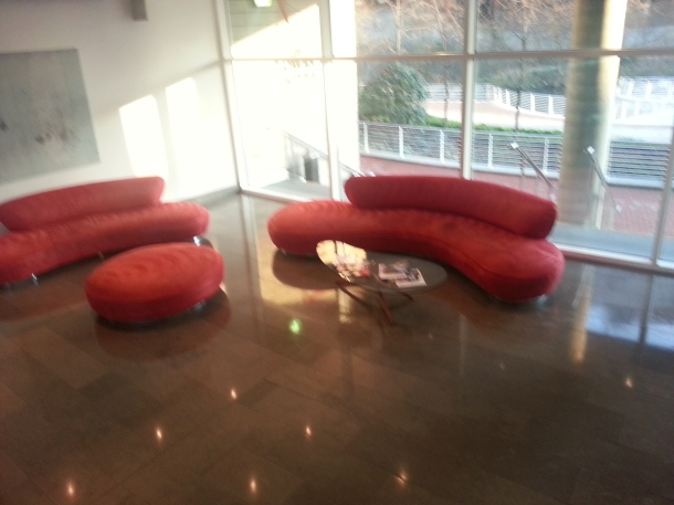 Cool ultra modern lounge area