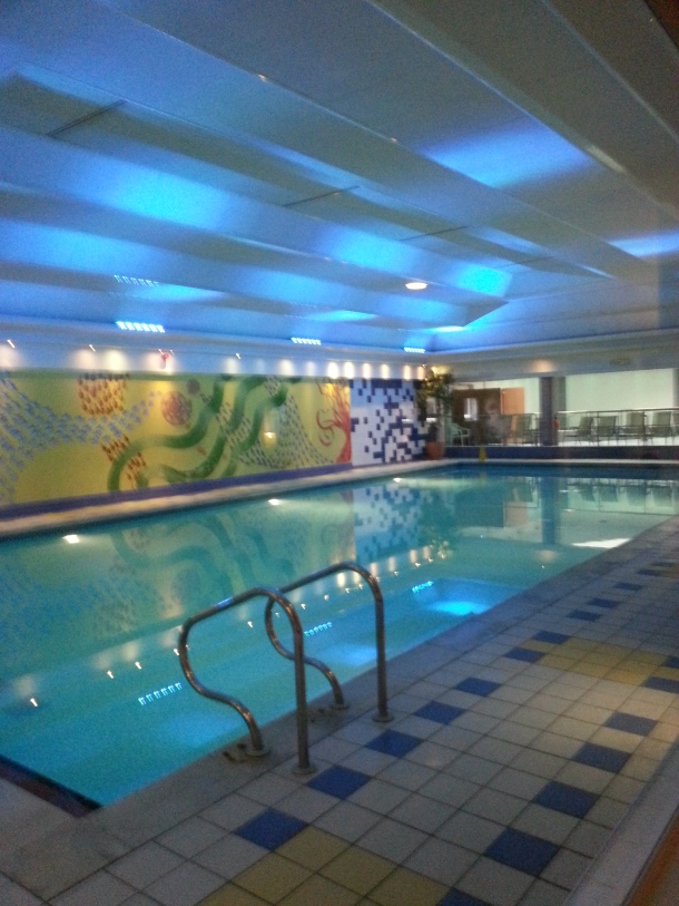 the excellent indoor swimming pool